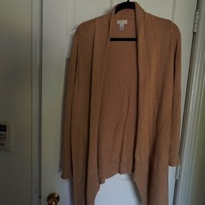 Open front, drape cardigan